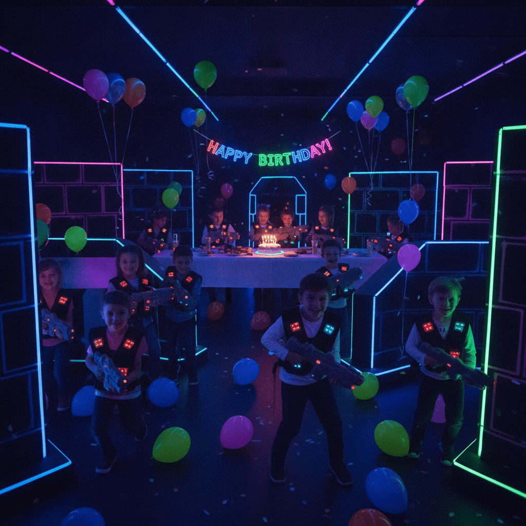 Anniversaire laser tag